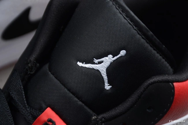 Air 1 Toe 553558-116 Black Low Jordan 0709